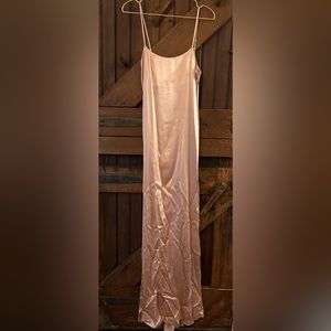 Reformation Athena Dress in Blush, XS